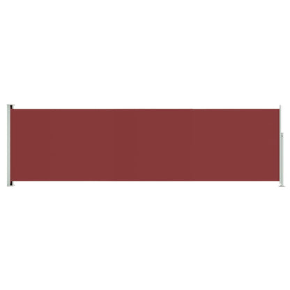 Patio Retractable Side Awning 180x600 cm Red