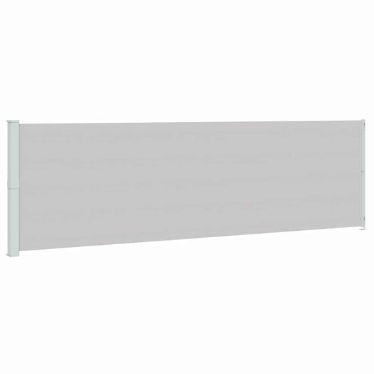 Patio Retractable Side Awning 180x600 cm Grey
