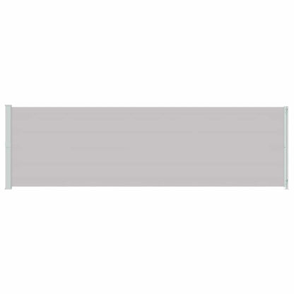 Patio Retractable Side Awning 180x600 cm Grey