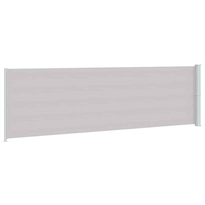 Patio Retractable Side Awning 180x600 cm Grey