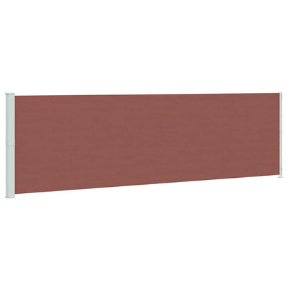 Patio Retractable Side Awning 180x600 cm Brown