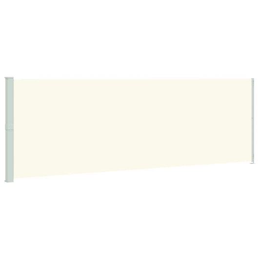 Patio Retractable Side Awning 200x600 cm Cream
