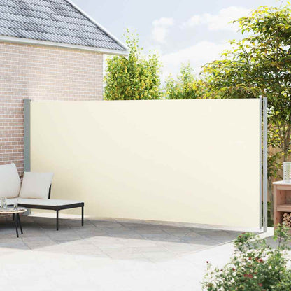 Patio Retractable Side Awning 200x600 cm Cream