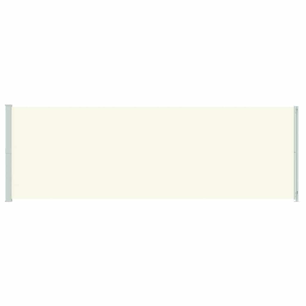 Patio Retractable Side Awning 200x600 cm Cream