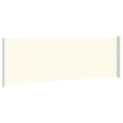 Patio Retractable Side Awning 200x600 cm Cream