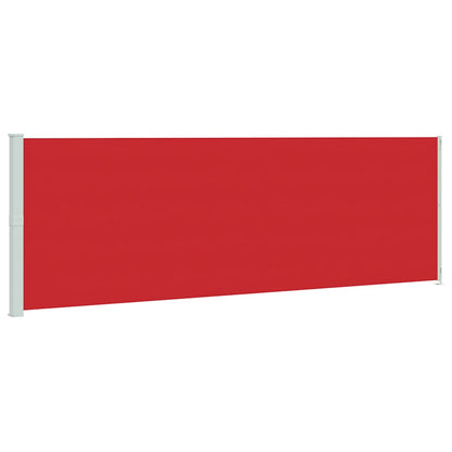 Patio Retractable Side Awning 200x600 cm Red
