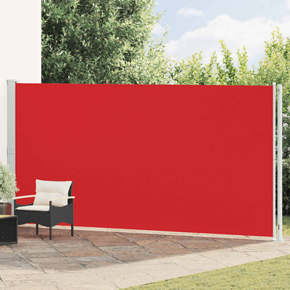 Patio Retractable Side Awning 200x600 cm Red