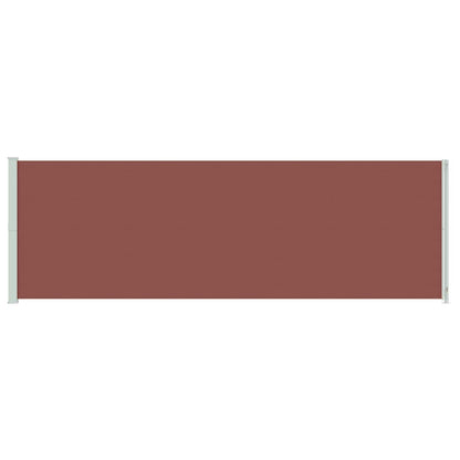 Patio Retractable Side Awning 200x600 cm Brown