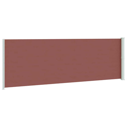 Patio Retractable Side Awning 200x600 cm Brown