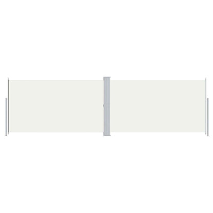 318001 vidaXL Retractable Side Awning Cream 180x600 cm