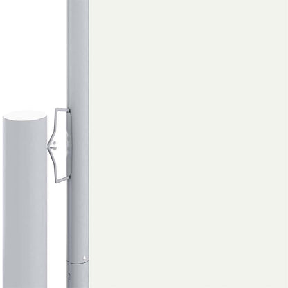 318001 vidaXL Retractable Side Awning Cream 180x600 cm