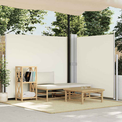Retractable Side Awning Cream 180x600 cm