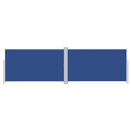 Retractable Side Awning Blue 180x600 cm