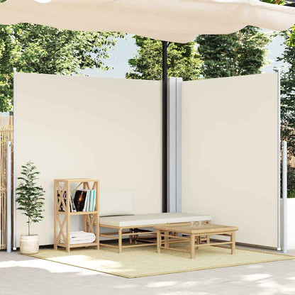 Retractable Side Awning Cream 200x600 cm