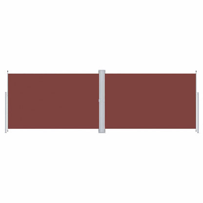 Retractable Side Awning Brown 200x600 cm