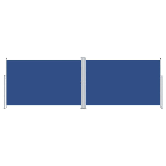 Retractable Side Awning Blue 200x600 cm