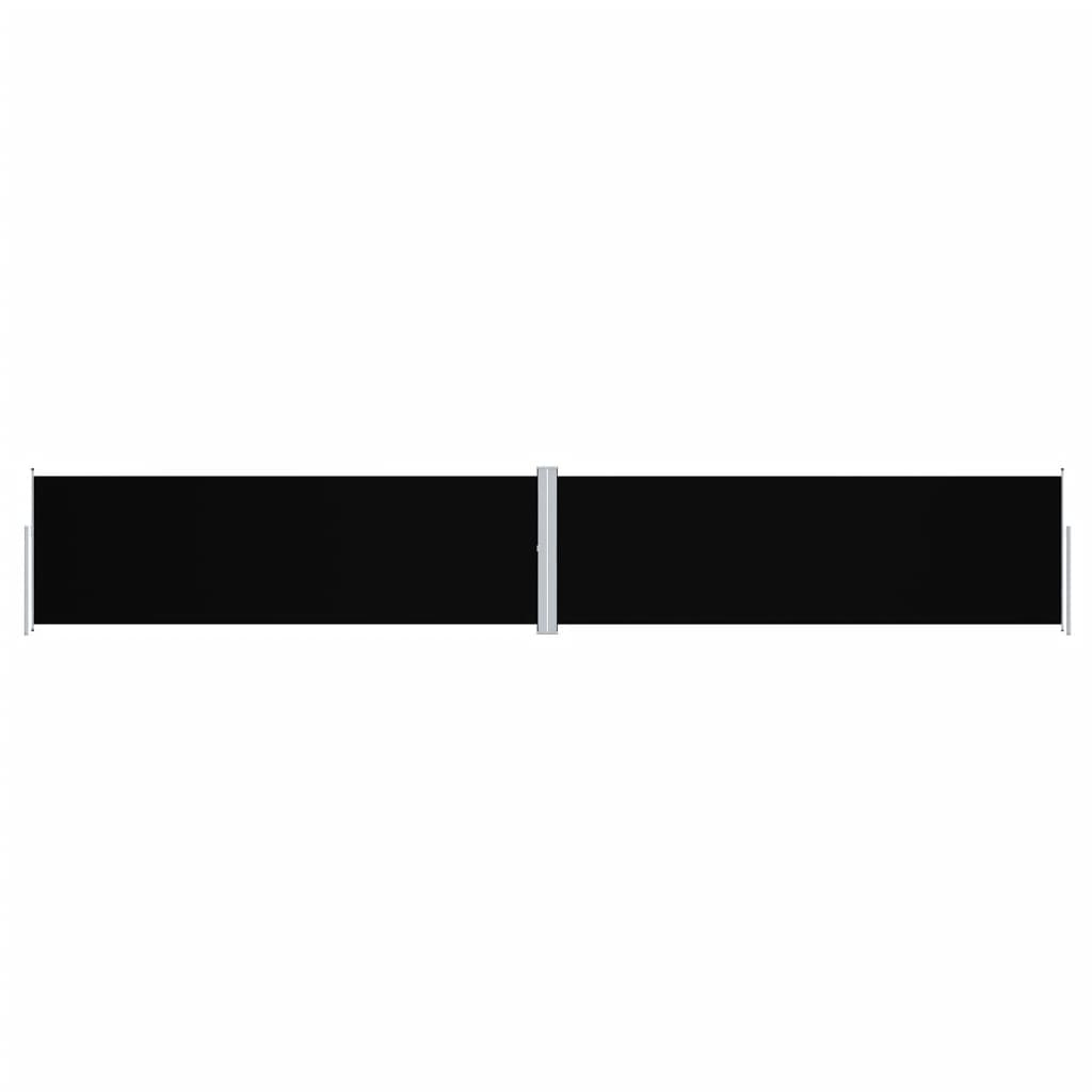 Side Awning | Black | Polyester with PU coating, Steel, Aluminium