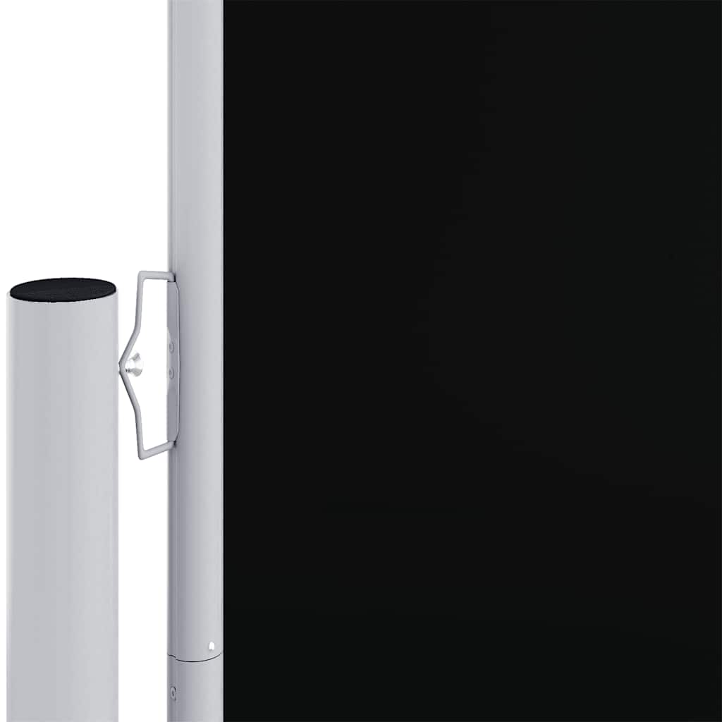 Retractable Side Awning Black 160x1000 cm