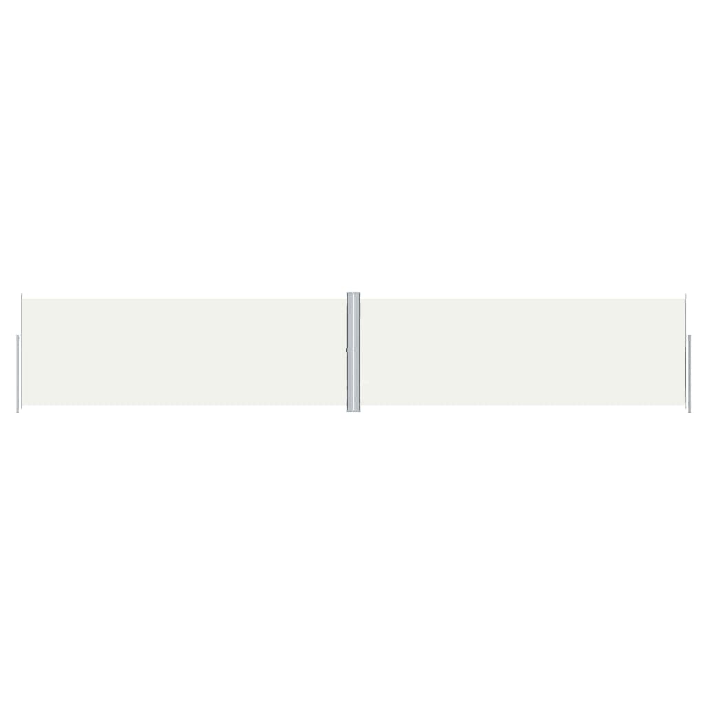 Retractable Side Awning Cream 180x1000 cm