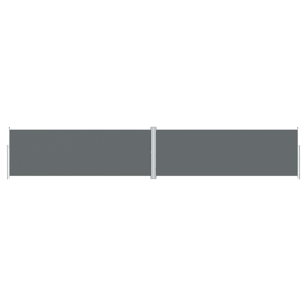 Retractable Side Awning Anthracite 180x1000 cm