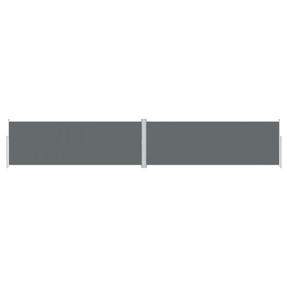 Retractable Side Awning Anthracite 180x1000 cm