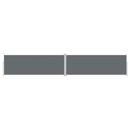 Retractable Side Awning Anthracite 180x1000 cm