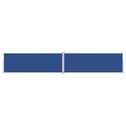 Retractable Side Awning Blue 180x1000 cm
