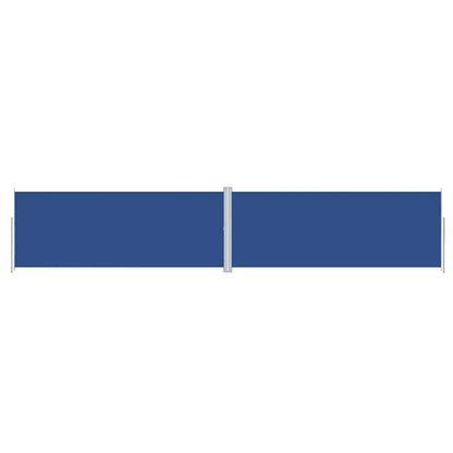 Retractable Side Awning Blue 200x1000 cm