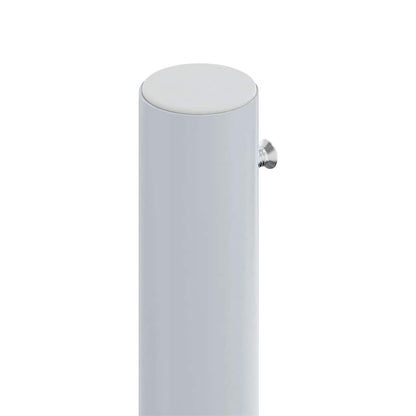 318047 vidaXL Retractable Side Awning Red 200x1000 cm