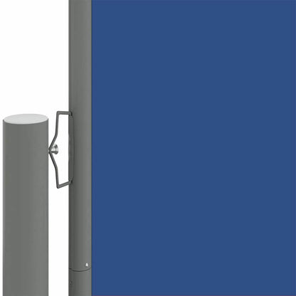 318052 vidaXL Retractable Side Awning Blue 220x1000 cm