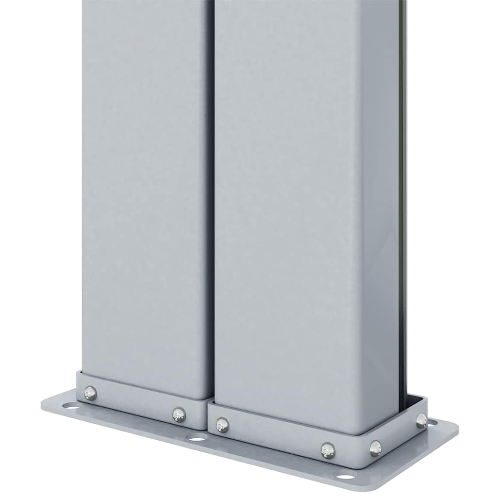 Retractable Side Awning Black 117x1200 cm