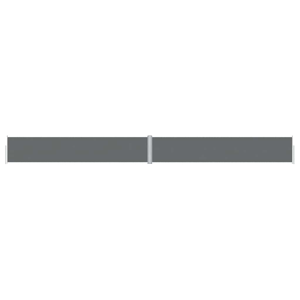 Retractable Side Awning Anthracite 117x1200 cm