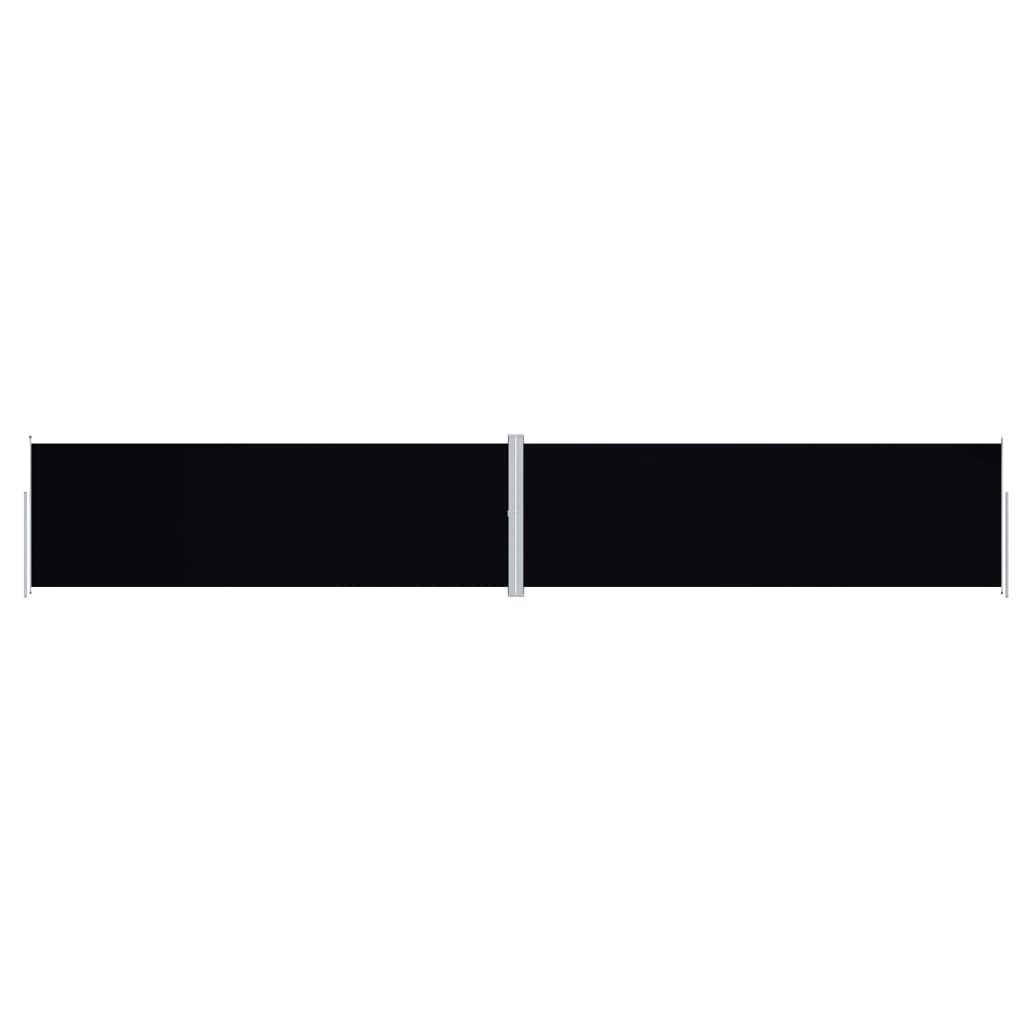 Side Awning | Black | Polyester with PU coating, steel, aluminium