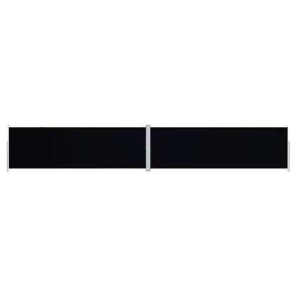 Side Awning | Black | Polyester with PU coating, steel, aluminium