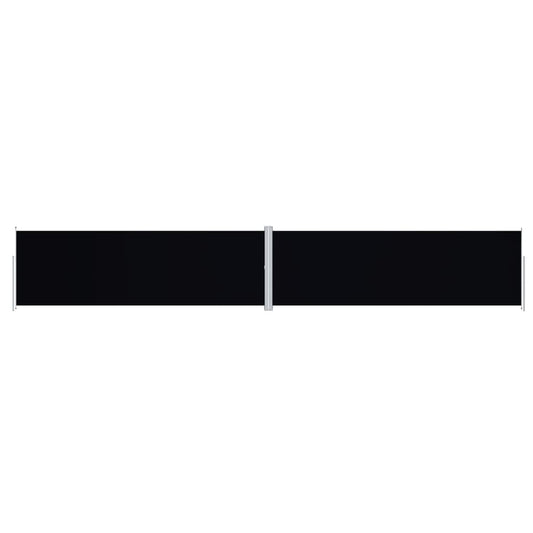 Side Awning | Black | Polyester with PU coating, steel, aluminium