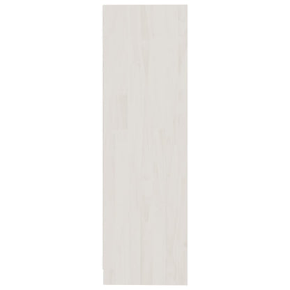 Book Cabinet/Room Divider White 104x33.5x110 cm Solid Pinewood