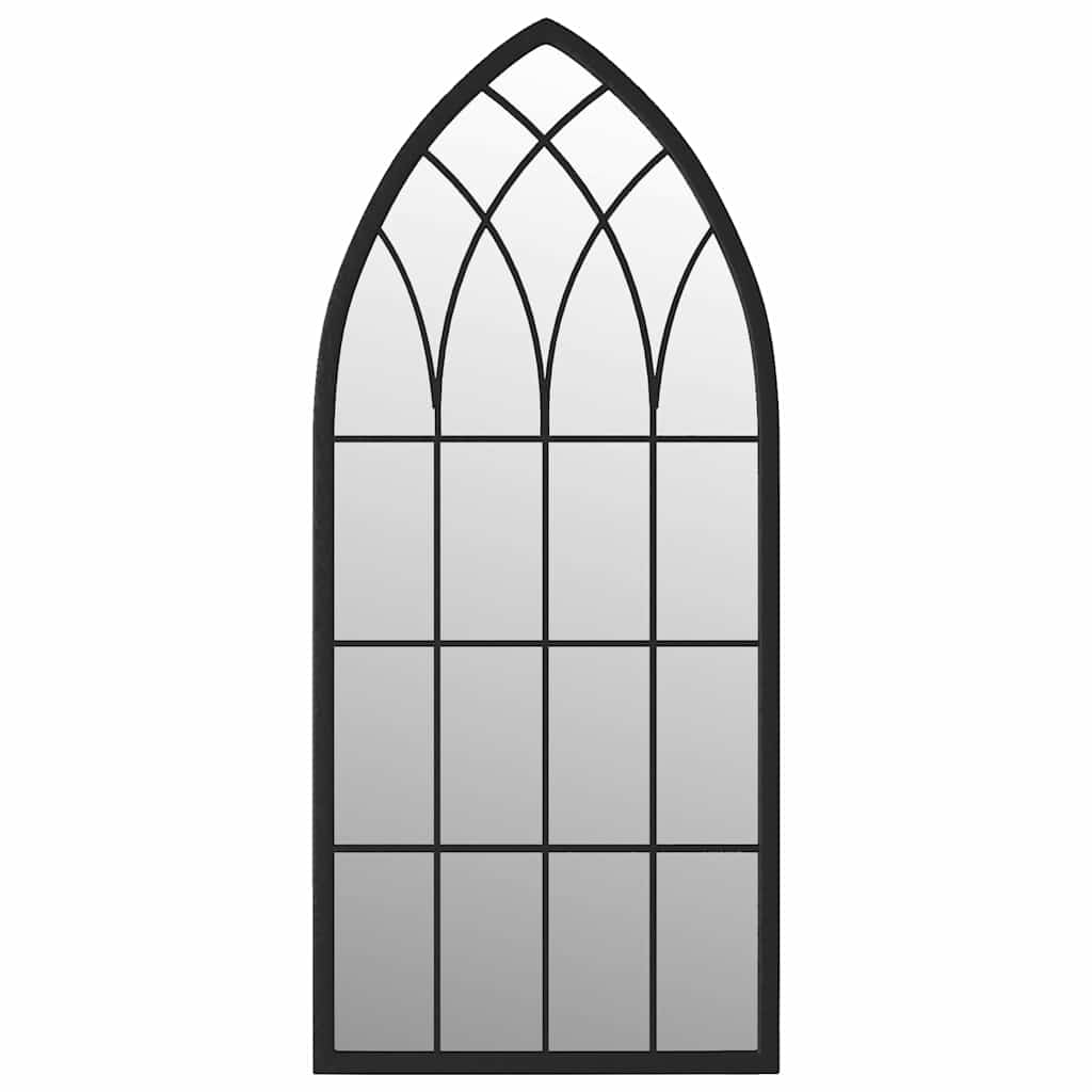 Mirror Black 70x30 cm Iron for Indoor Use