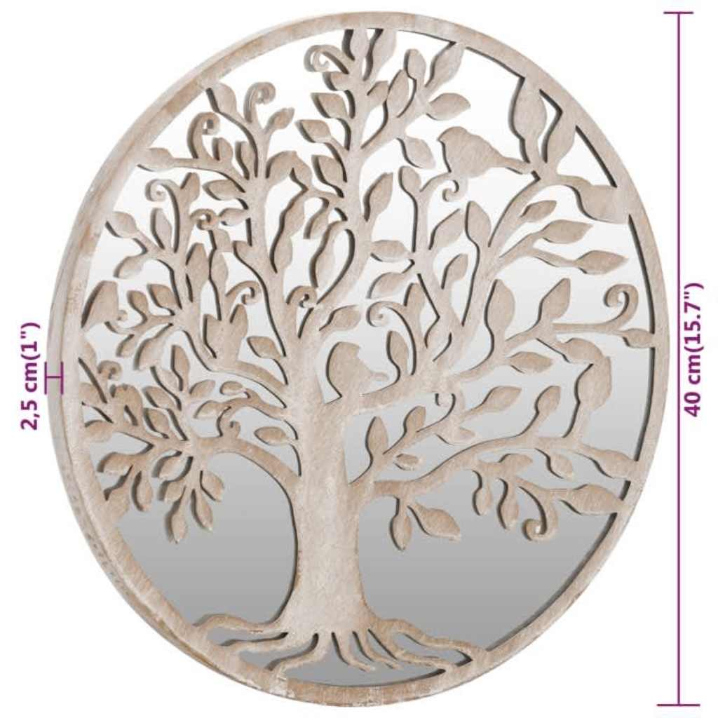 Mirror Sand 40x2,5 cm Iron Round for Indoor Use