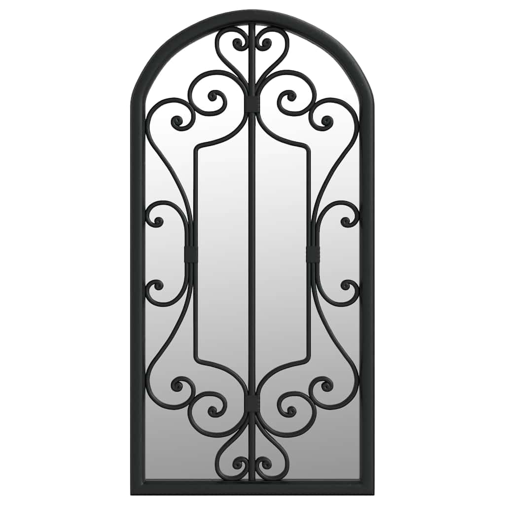 Mirror Black 70x30 cm Iron for Indoor Use