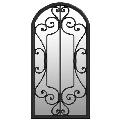 Mirror Black 70x30 cm Iron for Indoor Use