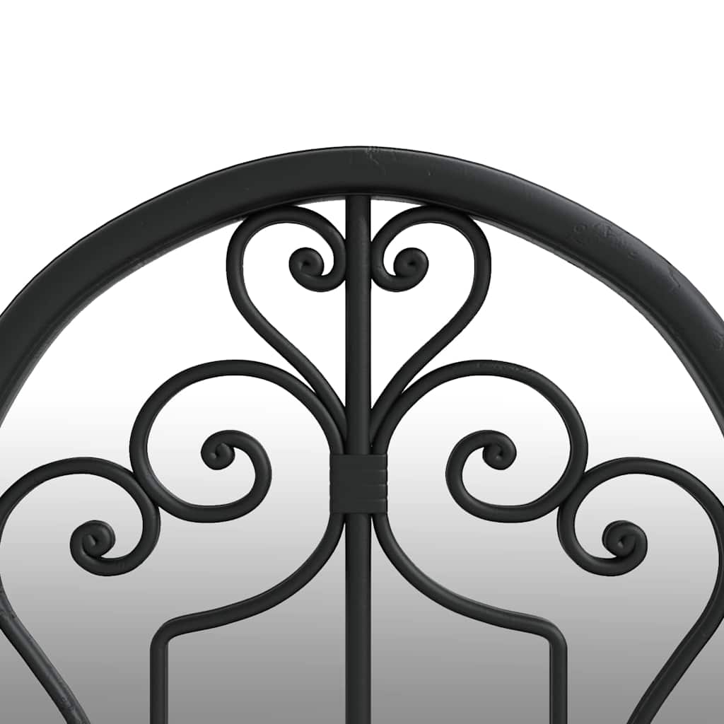 Mirror Black 70x30 cm Iron for Indoor Use