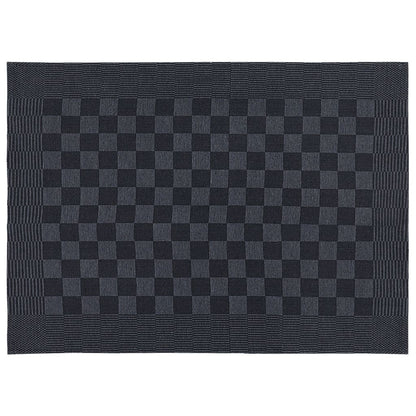 20 Piece Towel Set Black and Grey Cotton