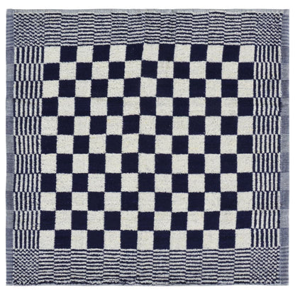 20 Piece Towel Set Blue and White Cotton