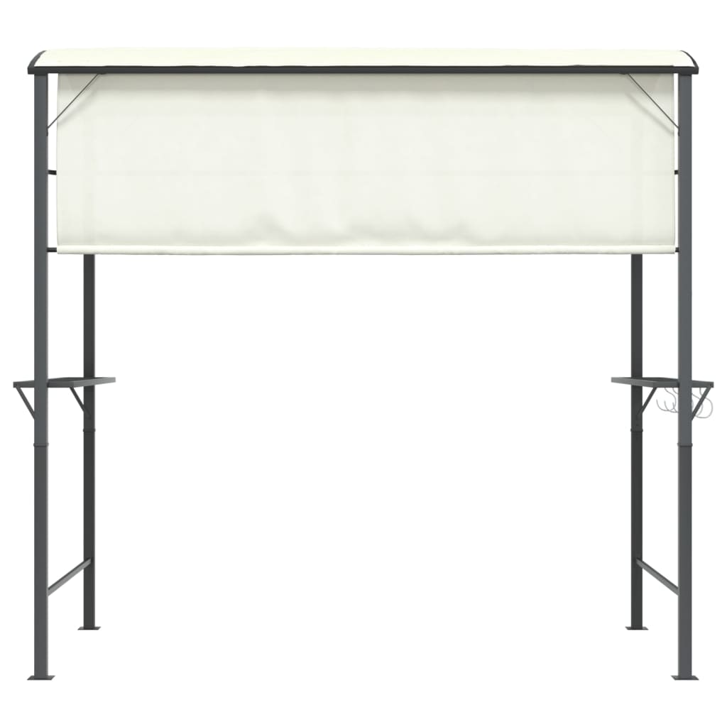 318532 vidaXL Gazebo with Roof 220x110x200 cm Cream