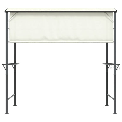 318532 vidaXL Gazebo with Roof 220x110x200 cm Cream