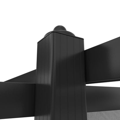 Garden Gazebo with Retractable Roof 4x3 m Anthracite