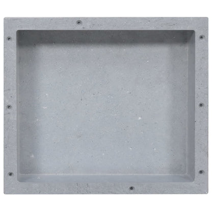 Shower Niche Matt Grey 41x36x10 cm