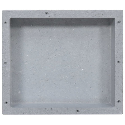 Shower Niche Matt Grey 41x36x10 cm