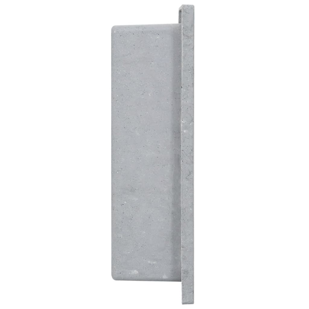 Shower Niche Matt Grey 41x36x10 cm