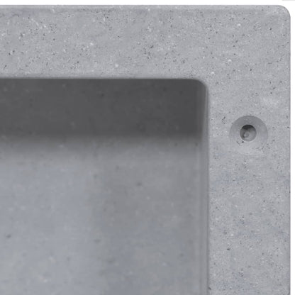 Shower Niche Matt Grey 41x36x10 cm